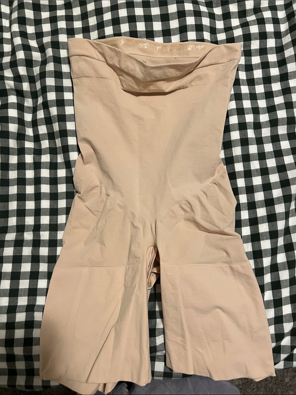 SPANX High-Waist Shaping Shorts in Nude Blush